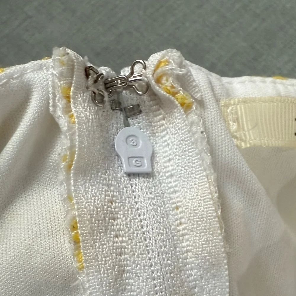 Girls Embroidered Yellow Flower Dress